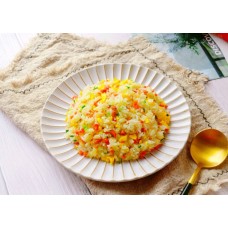Рис с овощами и яйцом