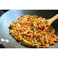 Жареный рис с мясом
