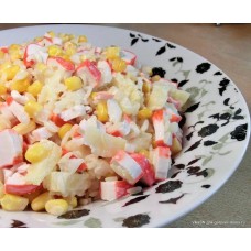Салат крабовые палочки